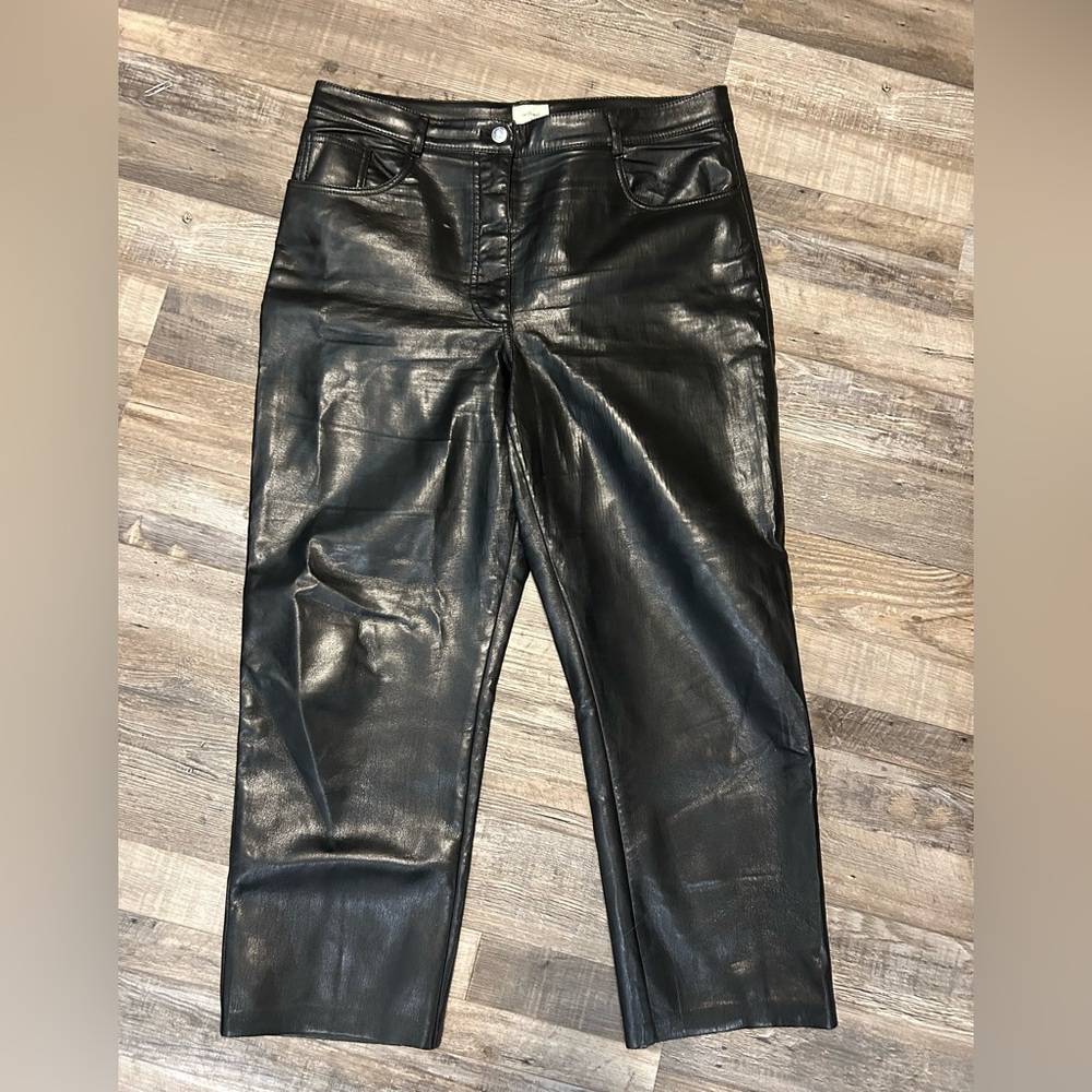Black Leather Pants
